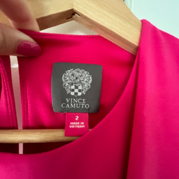 Vince Camuto Hot Pink Jumpsuit - Picture 2 of 6